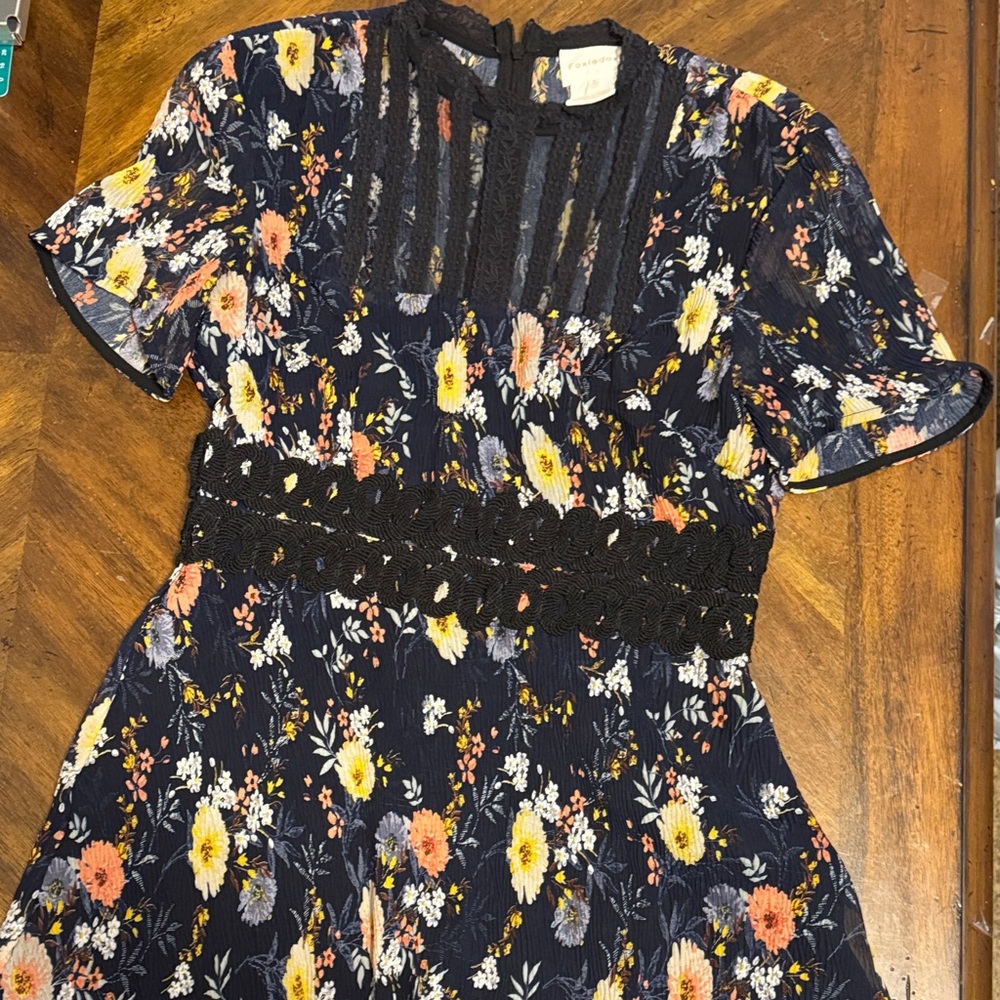 Foxiedox Midnight Blue Lace Dress